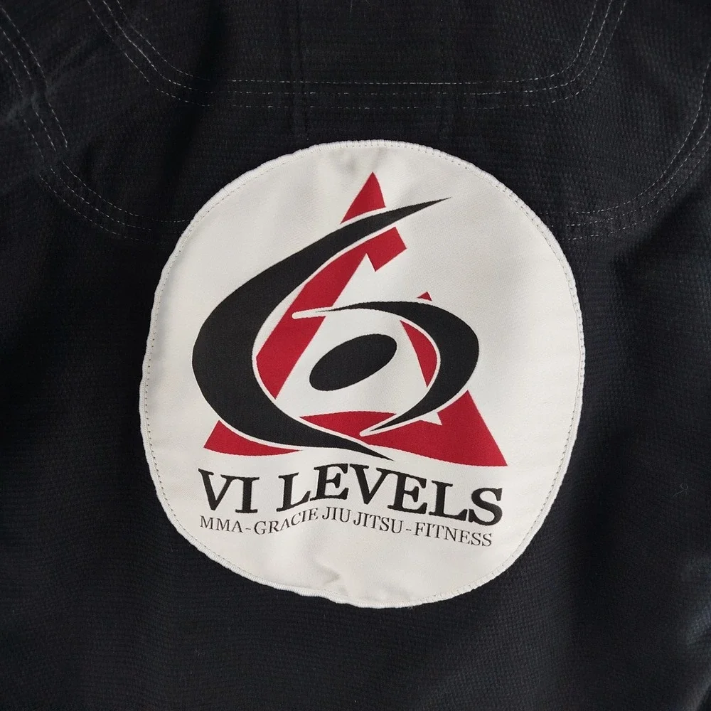 Breakpoint Gi‎ Jacket A0 Black Gracie MMA Jiu Jitsu 100% Cotton Top Only
